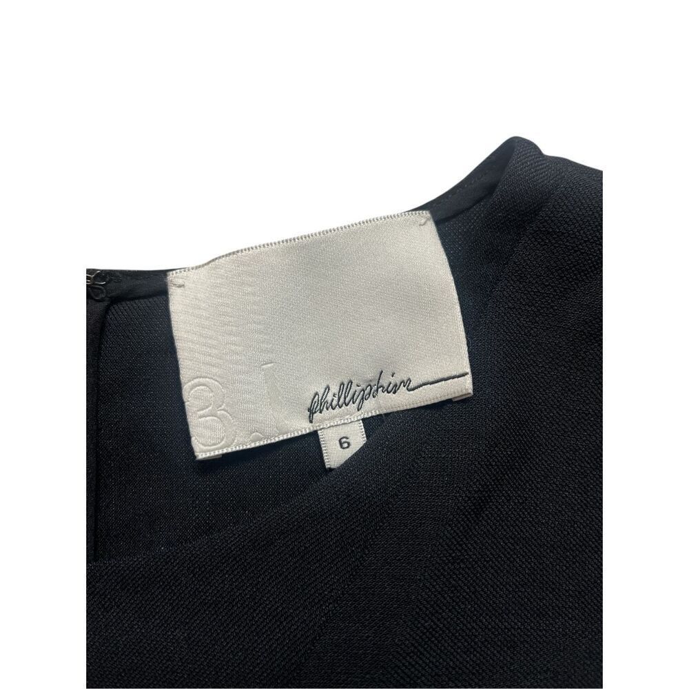 3.1 Phillip Lim little black dress linen blend sz 6 - Picture 4 of 4